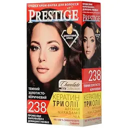 Крем-фарба PRESTIGE №238 Темний золотисто-коричневий