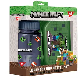 Набір дитячого посуду Yes Minecraft контейнер і пляшка 2 предмети (450144) - мініатюра 9