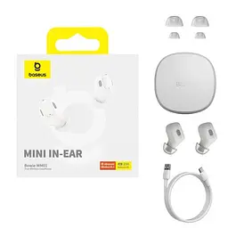 Навушники Baseus Bowie WM01 True Wireless Earphones білий NGTW370002 - мініатюра 7