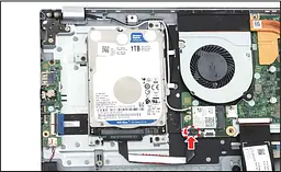 Шлейф підключення жорсткого диска і SSD, перехідник SATA для ноутбука Acer Aspire A115-22, A315-23, A315-55, A315-57, A515-44, A515-45, A515-46, A515-54, A515-55, S50-51, Extensa EX215-53 (DD0ZAUHD011) Оригінал від Acer, 2.5", SATAIII - мініатюра 4