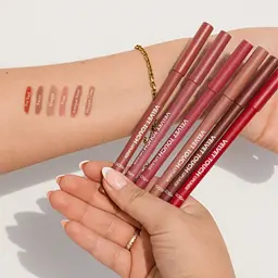 Олівець для губ водостійкий Gosh Velvet Touch 011 Nougat 1.2 г світло-коричневий - мініатюра 2