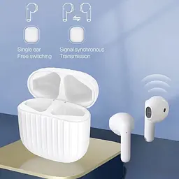 Навушники бездротові MiiiW Conch True Wireless Earphone W200 (MWTW04) білі - мініатюра 3