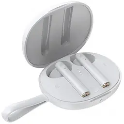 Бездротові навушники Bluetooth Baseus W05 Encok True Wireles, TWS, Qi, IP55, BT5.0, SBC, AAC, 30mAh, 400mAh, 4h, (NGW05-01) white