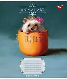 Набір зошитів Yes Animal art А5 в лінійку 48 аркушів 10 шт. (767122) - мініатюра 3