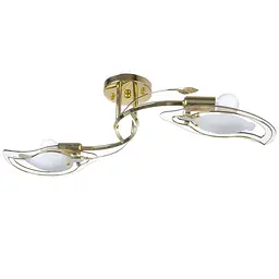 Люстра стельова Brille класична E14 40W G (LK-341C/2)