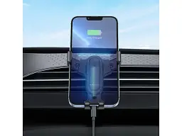 Автомобільний тримач для смартфона Borofone BH74 In-car Holder Black (6974443386844) - мініатюра 5