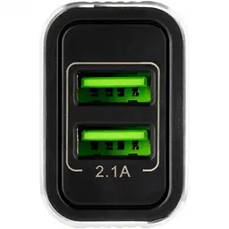 Мережевий зарядний пристрій Gelius Pro Iron GP-HC05 2USB 2.1 A Black/Grey - мініатюра 3