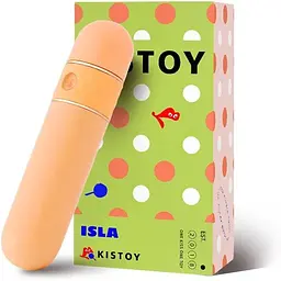 Вакуумний вібратор KisToy Isla Orange - мініатюра 7