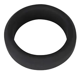 Ерекційне кільце Black Velvets Cock Ring 3.8 см чорний - мініатюра 5
