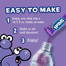 Порошковий напій Nerds PwdMix Grape 6 стіків 16.2 г - мініатюра 3