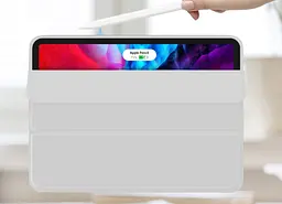 Чохол-книжка CDK для Apple iPad Air 11" M3 2025 екошкіра/силікон Smart Case cлот стилус (011190) grey - мініатюра 5