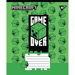Зошит Yes Minecraft Walls А5, 24 аркуша в клітинку (767568)  
