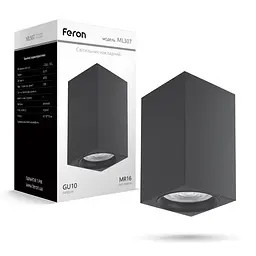Накладний світильник Feron ML307 під лампу чорний
