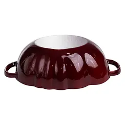 Каструля чавунна емальована Iron Tomato 2,5 л, бургунді Yongkang HP-FLG-20 burgundy - мініатюра 7