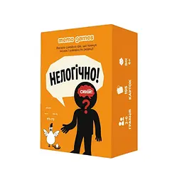 Карткова гра "Нелогічно!" 0044MG, 195 карток, українською мовою