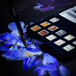 Набір акварельних фарб Van Gogh Pocket Box Specialty 12 кювет + пензлик Royal Talens (8712079422790) - мініатюра 5