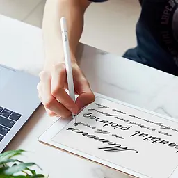 Стилус Hoco Fluent series universal capacitive pen GM103 місткісний білий - мініатюра 3
