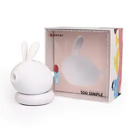 Вакуумний стимулятор KissToy Too Simple White (SO8716) [108481] - мініатюра 4