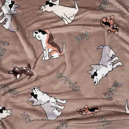Плед Ardesto Flannel 160 х 200 см 100% поліестер песики в окулярах (ART0129PB) - мініатюра 3