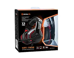 Ігрові навушники з мікрофоном REAL-EL GDX-7800 - мініатюра 4