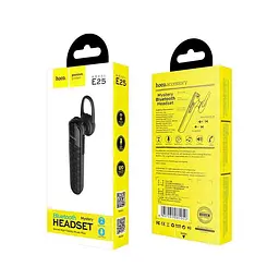 Bluetooth гарнитура ORIG Hoco E25 Black - мініатюра 4
