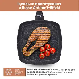 Сковорода-гриль Krauff Grand Chef з антипригарним покриттям 26х26 см (25-45-122) - мініатюра 4