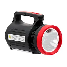 Ліхтар акумуляторний ручний з виносною сонячною панеллю виносні 2 led лампи 1 LED 5 W + 22 SMD - мініатюра 2