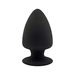 Анальна пробка SilexD (Model 1 size M) двошарова, силікон + Silexpan, діаметр 6,2 см