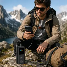 PowerBank Neobatta N-918 20000 mAh 100W / Портативний зарядний пристрій 20000 mAh - мініатюра 3