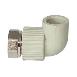 Кутник PPR комбінований з накидною гайкою VITOPlast Ø 20х1/2" 30412 - мініатюра 4