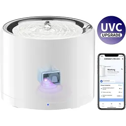 Поїлка для тварин Petkit Eversweet 3 Pro (UVC) Smart Pet Drinking Fountain (P4108-UVC) [107201] - мініатюра 2