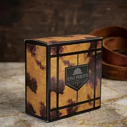Чоловічий ремінь з натуральної шкіри Tony Perotti 413 cognac (90349) Коньячний - мініатюра 2