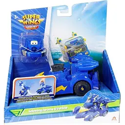 Ігровий набір Super Wings Spinning Vehicle Джером (EU770330) - мініатюра 2