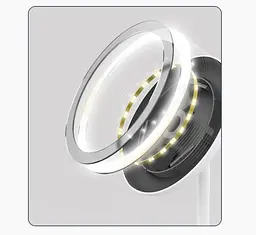 Дзеркало для макіяжу з LED підсвічуванням Xiaomi DOCO Pro 6.7" (M002) Green - мініатюра 2