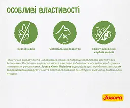 Сухий корм для кошенят Josera Kitten Grainfree, 400 г - мініатюра 4