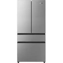 Холодильник Gorenje SBS, франц.дверцята, 182x80x71см, 2 дв., Х-302л, М-178л, A+, NF+, Інвертор, Дисплей, Сірий
