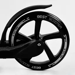 Самокат Best Scooter 92х48х104 см Чорний 000231609 - мініатюра 5