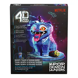Пазл для створення 3D-моделі Spin Master Кейпоп-мисливиці на демонів: тигр Дерпі та сорока Сюзі 168 деталей (SM47184/6077589) - мініатюра 2