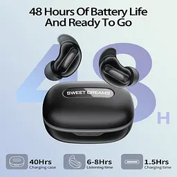 Bluetooth навушники для сну з активним шумозаглушенням ANC, LED екраном та захистом IP7 - мініатюра 3