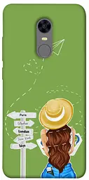 Чохол Demsky Travel girl для Xiaomi Redmi 5 Plus / Redmi Note 5 (Single Camera)