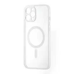 Чохол Color Edge with MagSafe (Protected Camera) iPhone 12 Pro Max White