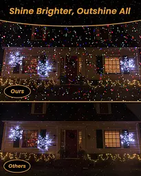Вуличні світлодіодні лазерні гірлянди Enjoyedled Christmas Laser Lights, RGB - мініатюра 4