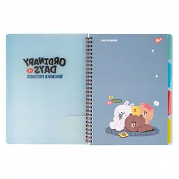 Зошит для записів Yes Line Friends В5 80 аркушів у лінію (765741) - мініатюра 2