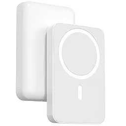 Міні повербанк Remax 5000mAh 20W із MagSafe RPP-509 зі швидкою зарядкою PD+QC USB-C, Білий