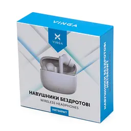 Навушники Vinga HBT060 Bluetooth White (HBT060WT) - мініатюра 6
