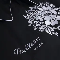 Комплект постільної білизни MirSon Ranforce Elite 0055 Black Pearl "Traditions" 2 x 143 x 210 см - мініатюра 2