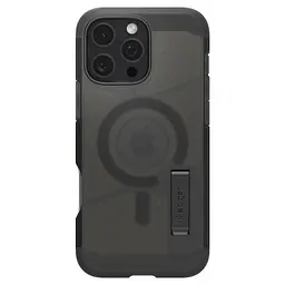 Протиударний чохол Spigen Tough Armor AI MagSafe Frost Black для iPhone 16 Pro Max (ACS08502) - мініатюра 2
