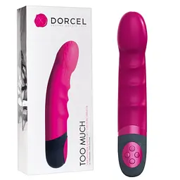 Вібратор для точки G Dorcel Too Much 22 см фуксія - мініатюра 4