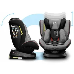 Автокрісло Lionelo Bastiaan One 0-36 кг Stone Black - мініатюра 8