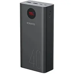 АКБ зовнішній портативний Romoss PEA40 40000mAh 18W (PEA40-112-2A45) чорний - мініатюра 2